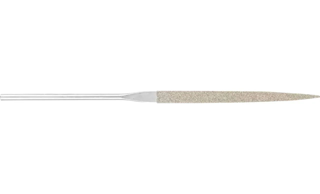 Pferd 04003 5-1/2" Diamond Needle File | Flat | Coarse Cut | 1/8" Shank