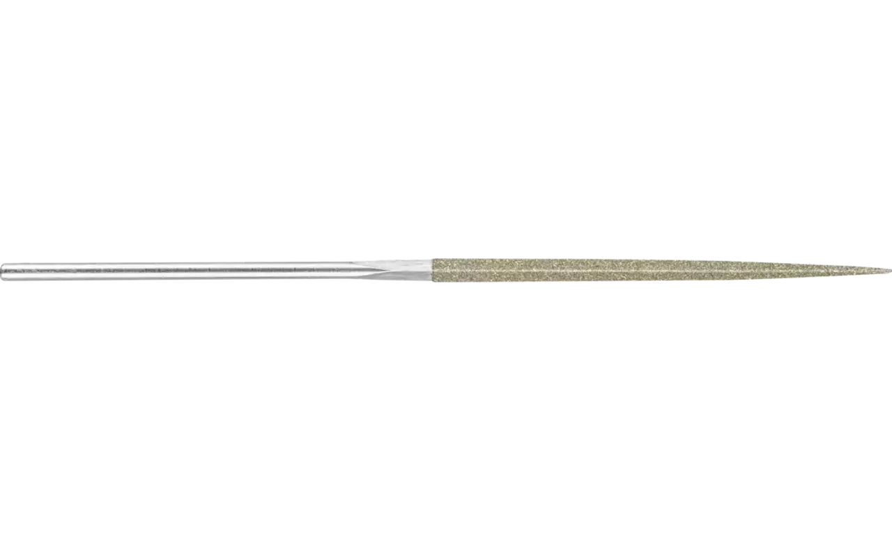 Pferd 04004 5-1/2" Diamond Needle File | Three Square | Coarse Cut | 1/8" Shank