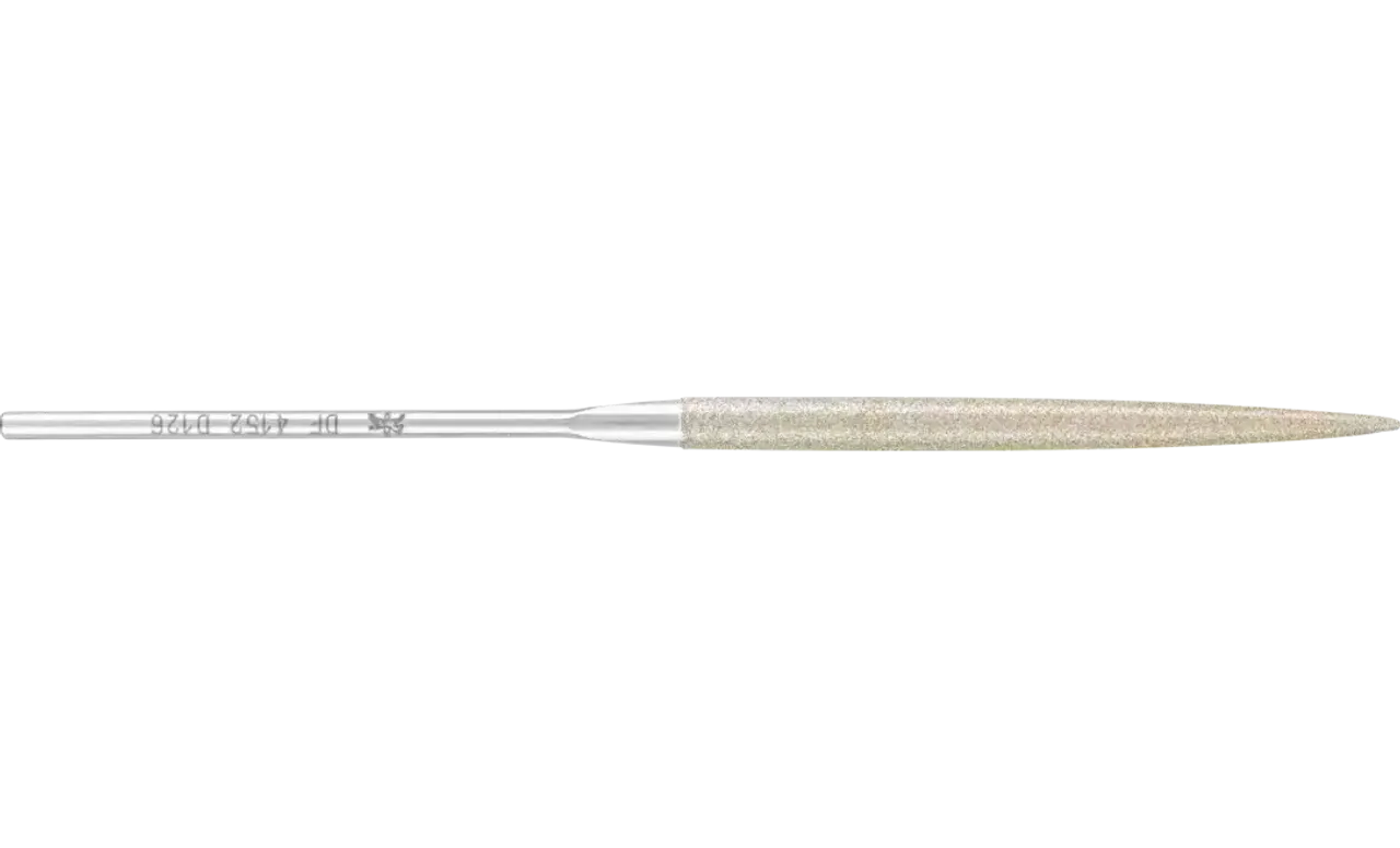 Pferd 04019 5-1/2" Diamond Needle File | Half Round | Medium Cut | 1/8" Shank