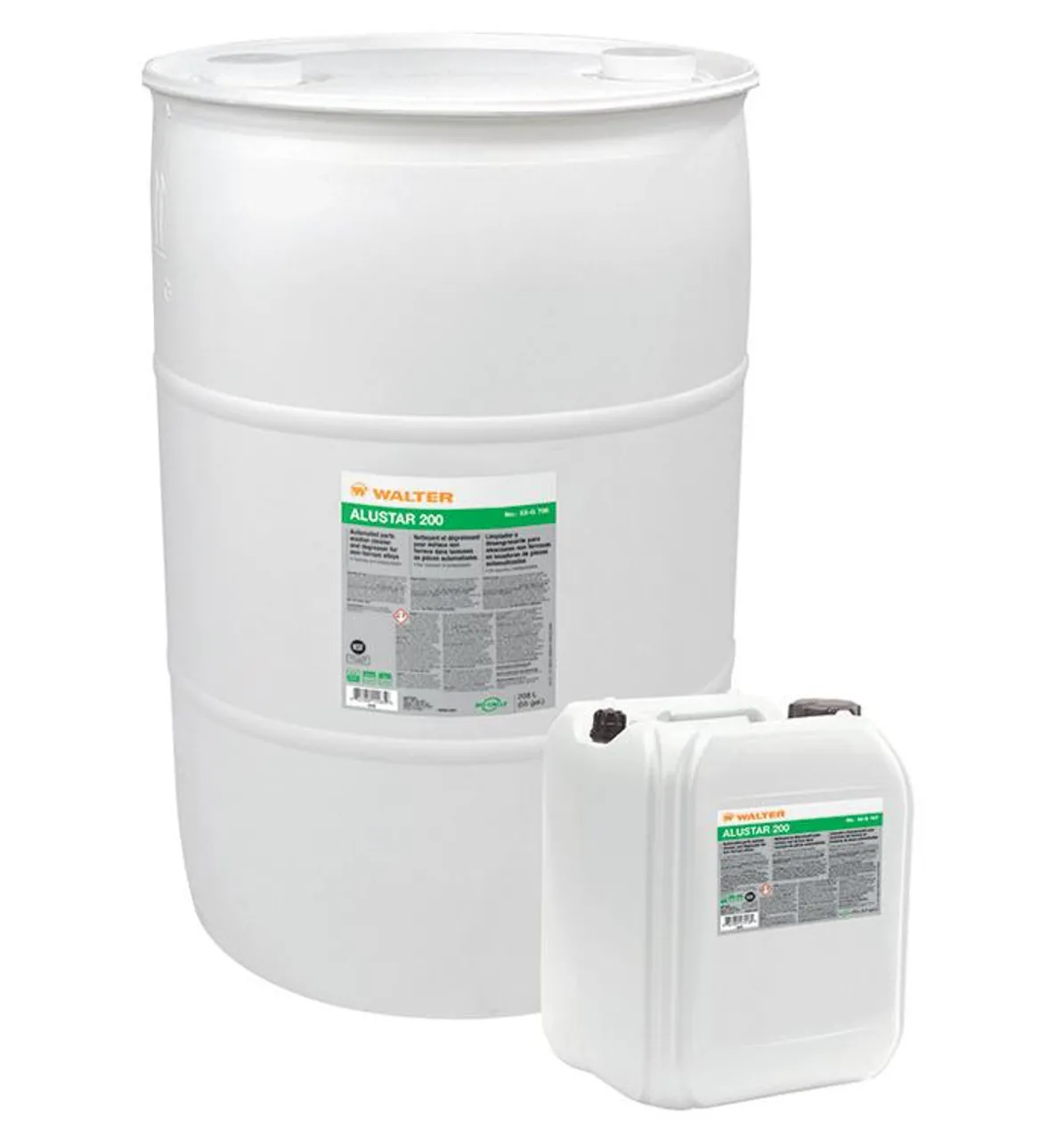 Walter Surface Technologies 53G708 ALUSTAR 200 Automated Parts Washing Solution | Liquid | 55 Gallon Capacity Volume
