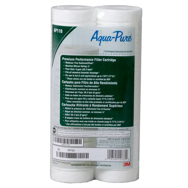 3M Aqua-Pure AP110 Dirt/Sediment Filter 2 Pack