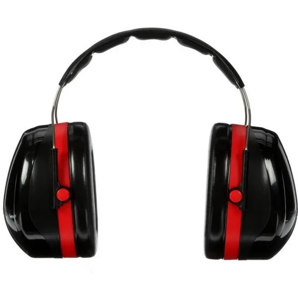 3M Peltor Optime 105 Black Over-The-Head Earmuffs 30dB NRR