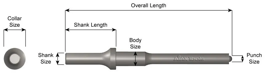 Ajax Tools 3/8" Roll Pin Driver