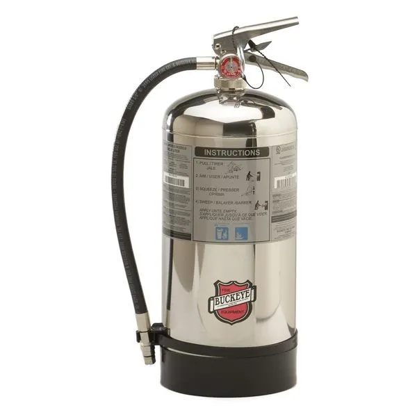 Buckeye 50006 Class K Wet Chemical Fire Extinguisher, 6 Liter