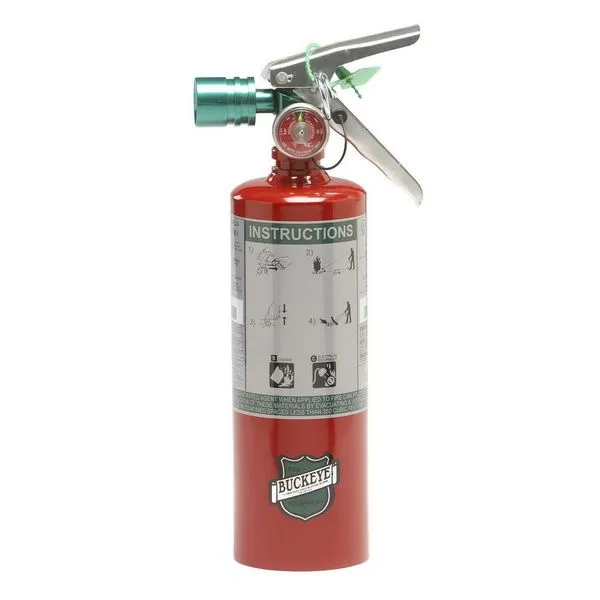 Buckeye 70258 Halotron Fire Extinguisher 2.5 lb. Fixed Nozzle