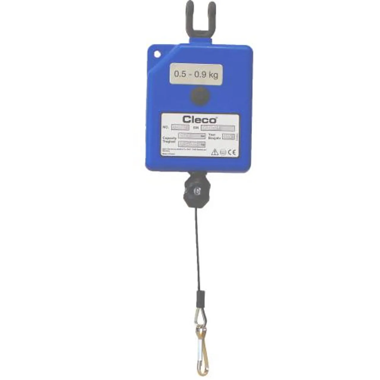 Cleco BL-1B BL Series Spring Balancer | 5.2' Cable Length | Plastic Housing