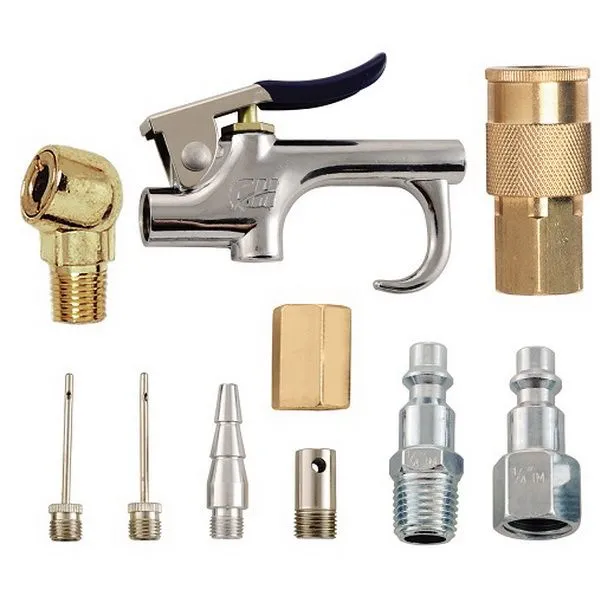Campbell Hausfeld MP296600AV 10-Piece Air Line Accessory Kit 1/4" NPT