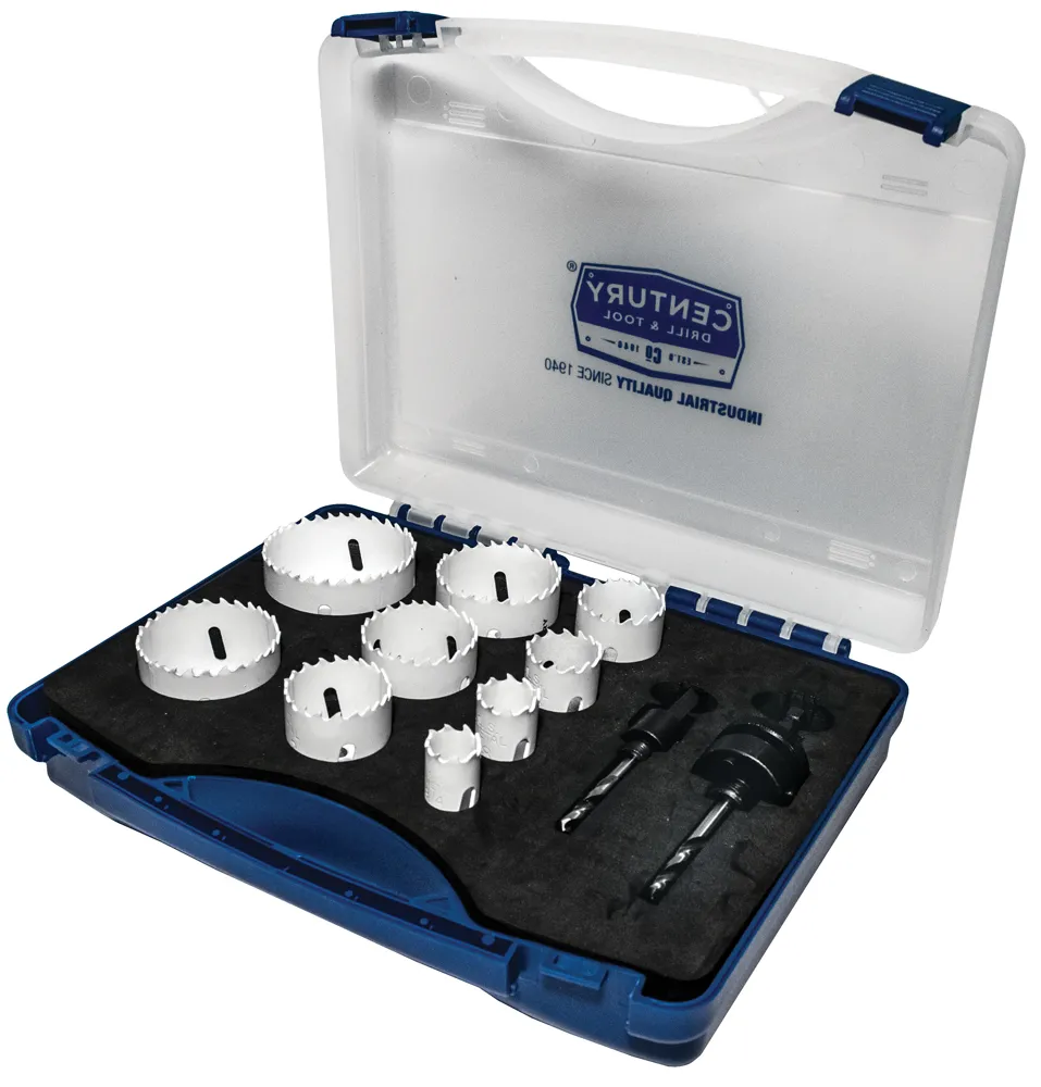 Century Drill & Tool Shark Tooth Bi-Metal Hole Saw Set (13 pc)