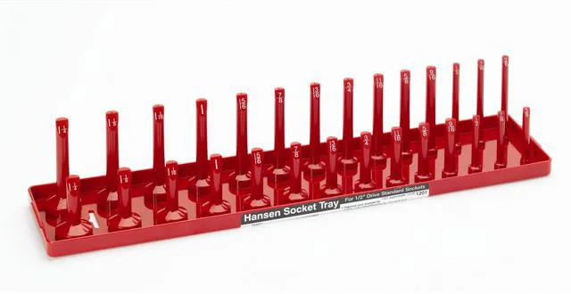 Hansen 1/2 Inch Drive Standard Socket Tray