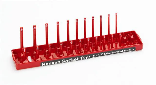 Hansen 1/4 Inch Drive Standard Socket Tray