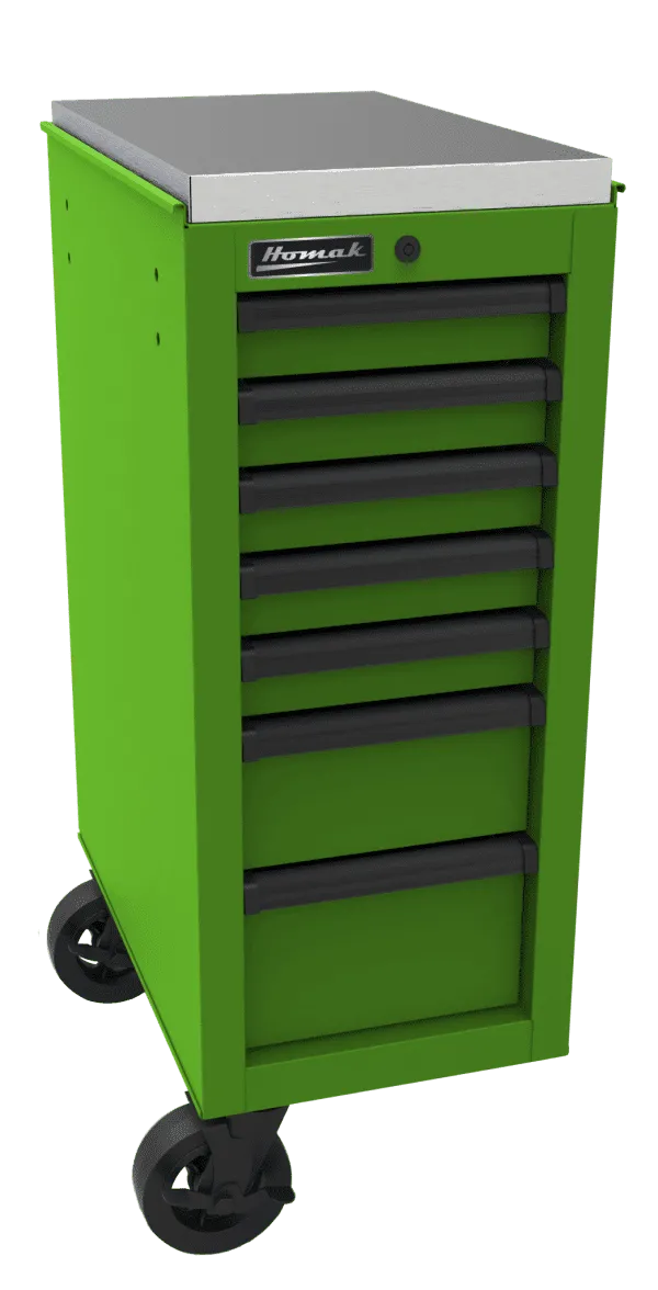 Homak 14 1/2" RS Pro Side Cabinet - Lime Green