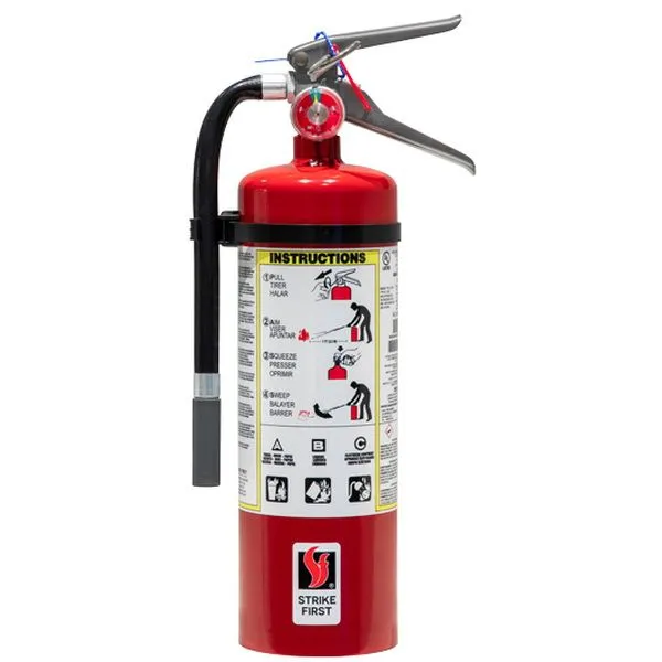 Strike First Tall 5 lb. ABC Dry Chemical Fire Extinguisher, Vehicle