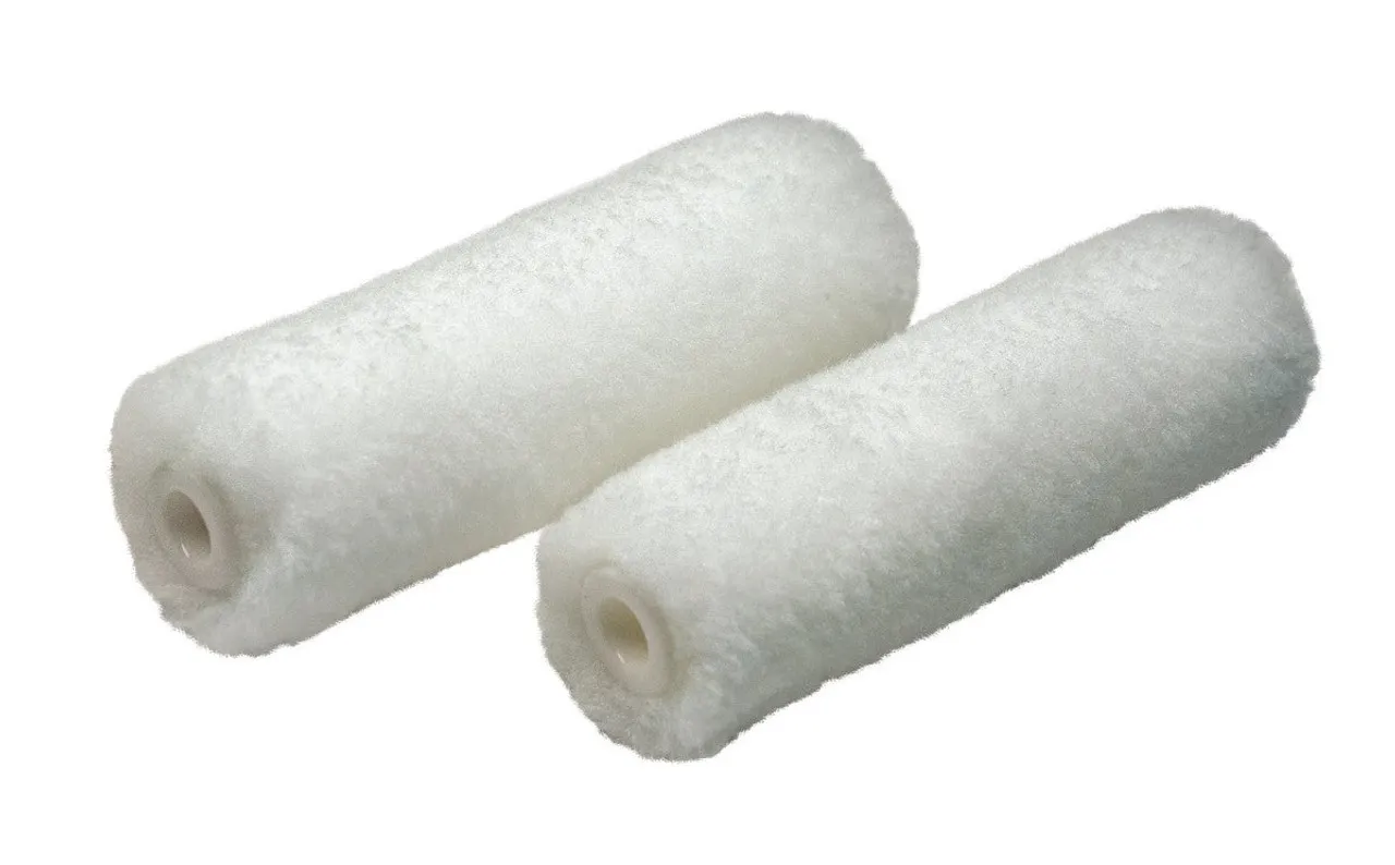 Hyde Tools 47343 4" Woven-Ultra Lint-Free Paint Roller | 3/8" Nap | Sold by Pack of 2