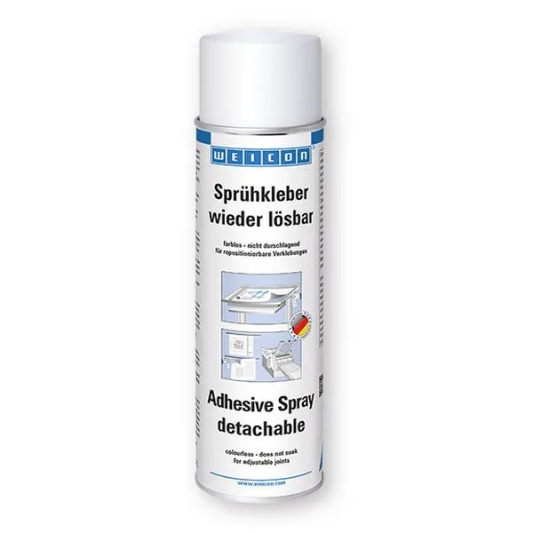 WEICON Adhesive Spray DT for Detachable Joints 500 mL
