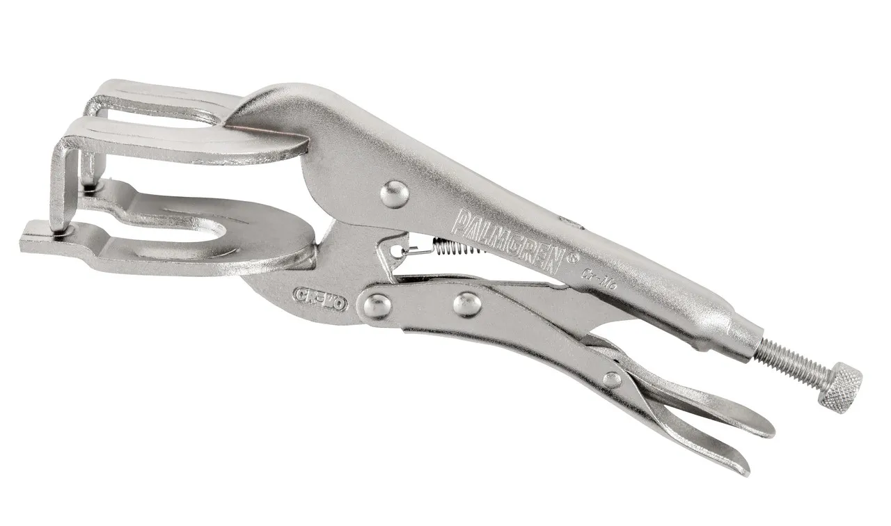 Palmgren 70900 Locking Weld Clamp | 9" Max Open Capacity | 2" Jaw Opening | 2-3/4" Jaw Width