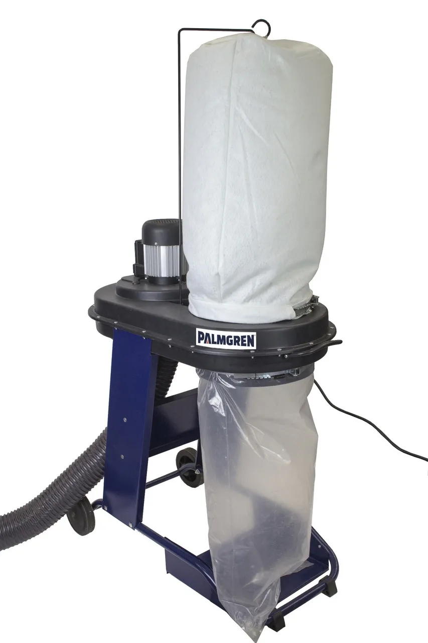 Palmgren 9686009 650 CFM Wood Only Dust Collector | 3/4 HP | 22 gal. Bag Capacity