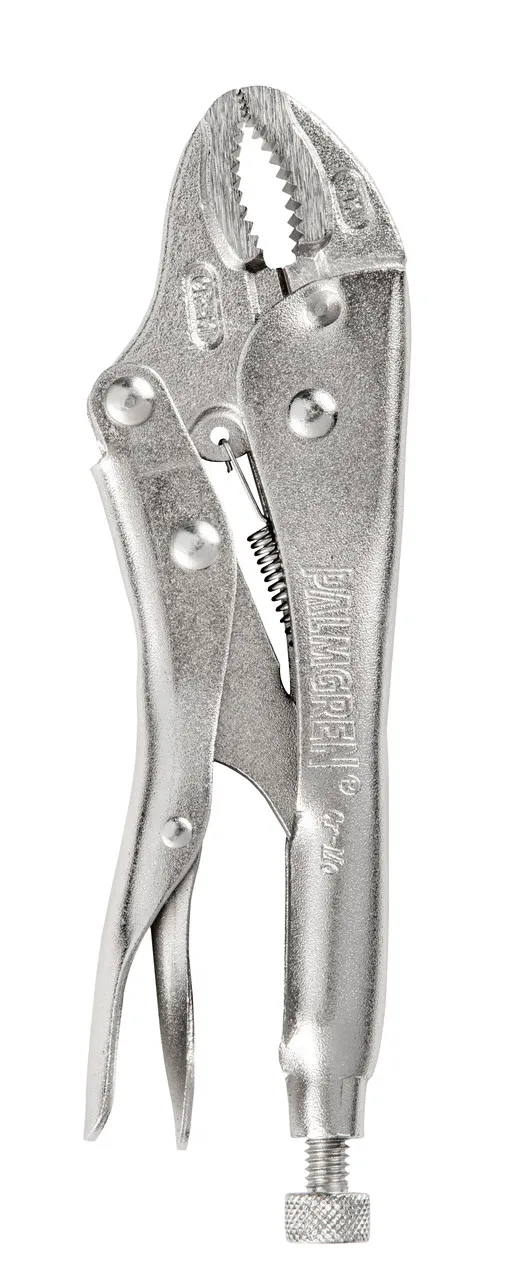 Palmgren 70750 Curved Jaw Locking Plier | 7" Max Open Capacity | 1-3/4" Max. Jaw Opening | 1/2" Jaw Width