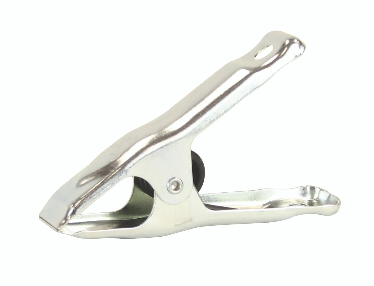 Palmgren 64021 Spring Clamp Without Rubber Tips | 1" Max Open Capacity | 3/4" Jaw Width | 1/4" Mounting Hole